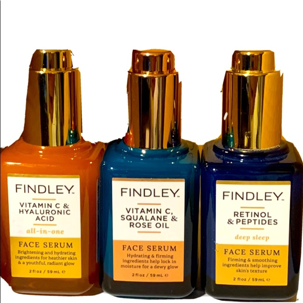 Findlay Facial Serums Pick! Brightening, Retinol, Squaline